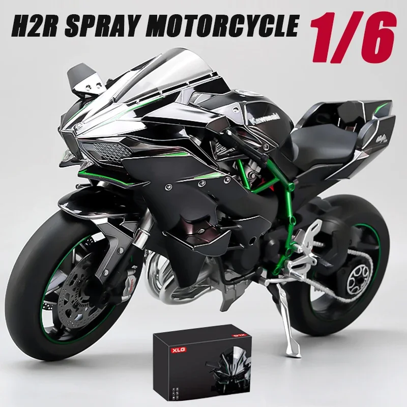 XLG 1/6 カワサキ ninja H2R ギミック搭載 kawasaki XLG™ 1:6 Kawasaki H2R Sound & Mist Model – Bean's Moto Booth