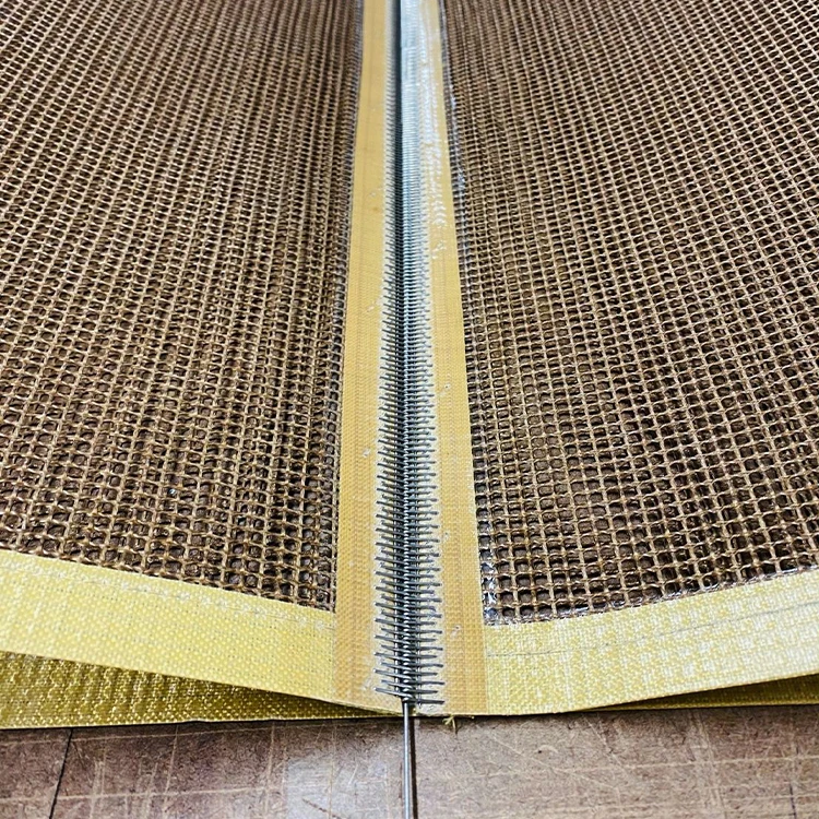 PTFE Coated Fiber Open Mesh Conveyor Belt for Textile Printing and Dyeing