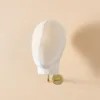Cabeza de terciopelo beige con varilla dorada con pasador-16 cm