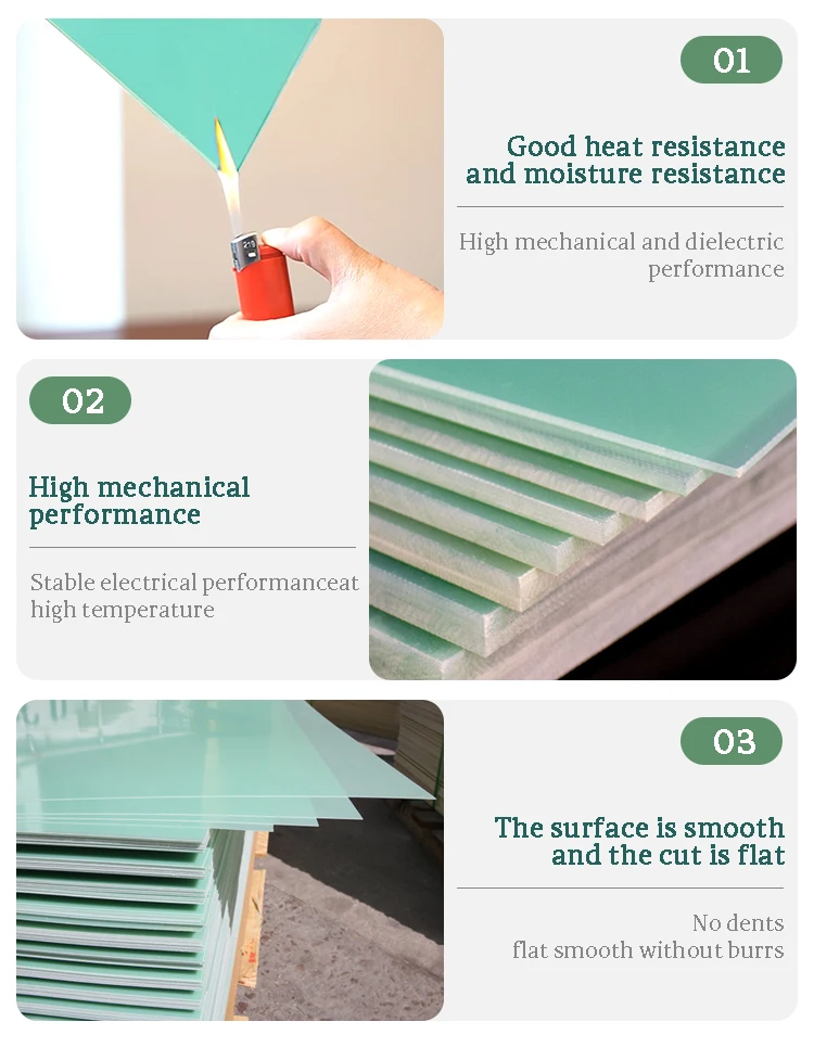 G10 Fr4 Epoxy Glass Fiber Sheet Fr4 Epoxy Resin Fiberglass Plate For Washer Cnc Machining Parts