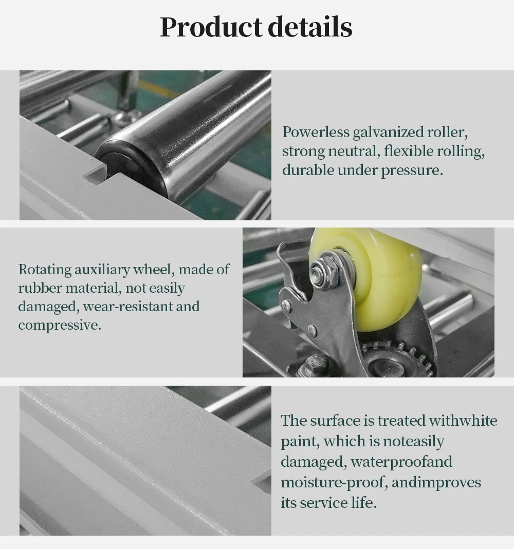 Simple operation and manual rotation of the roller table, lightweight design for flexible rotation factory