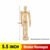 5.5 Inch [14cm] Wooden Mannequin