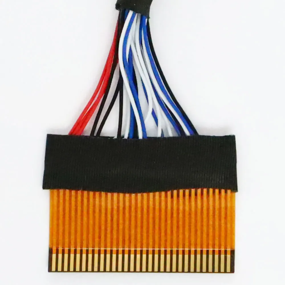 Source custom 20 30 40 50 pin lcd panel display lvds cable on m.