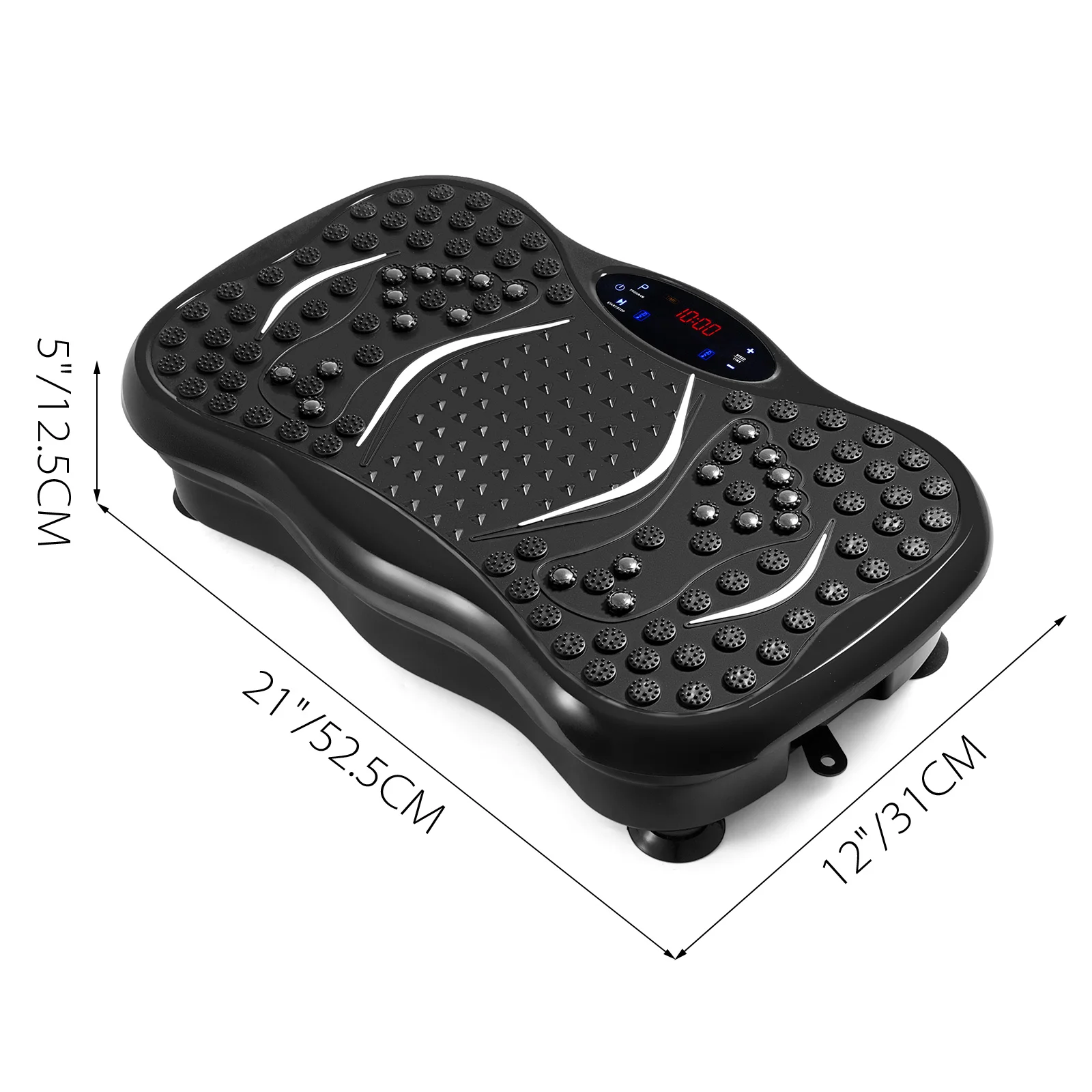 Multiple Protection  Vibration Plate Platform Whole Body Exercise Fitness Trainer Machine Music Player