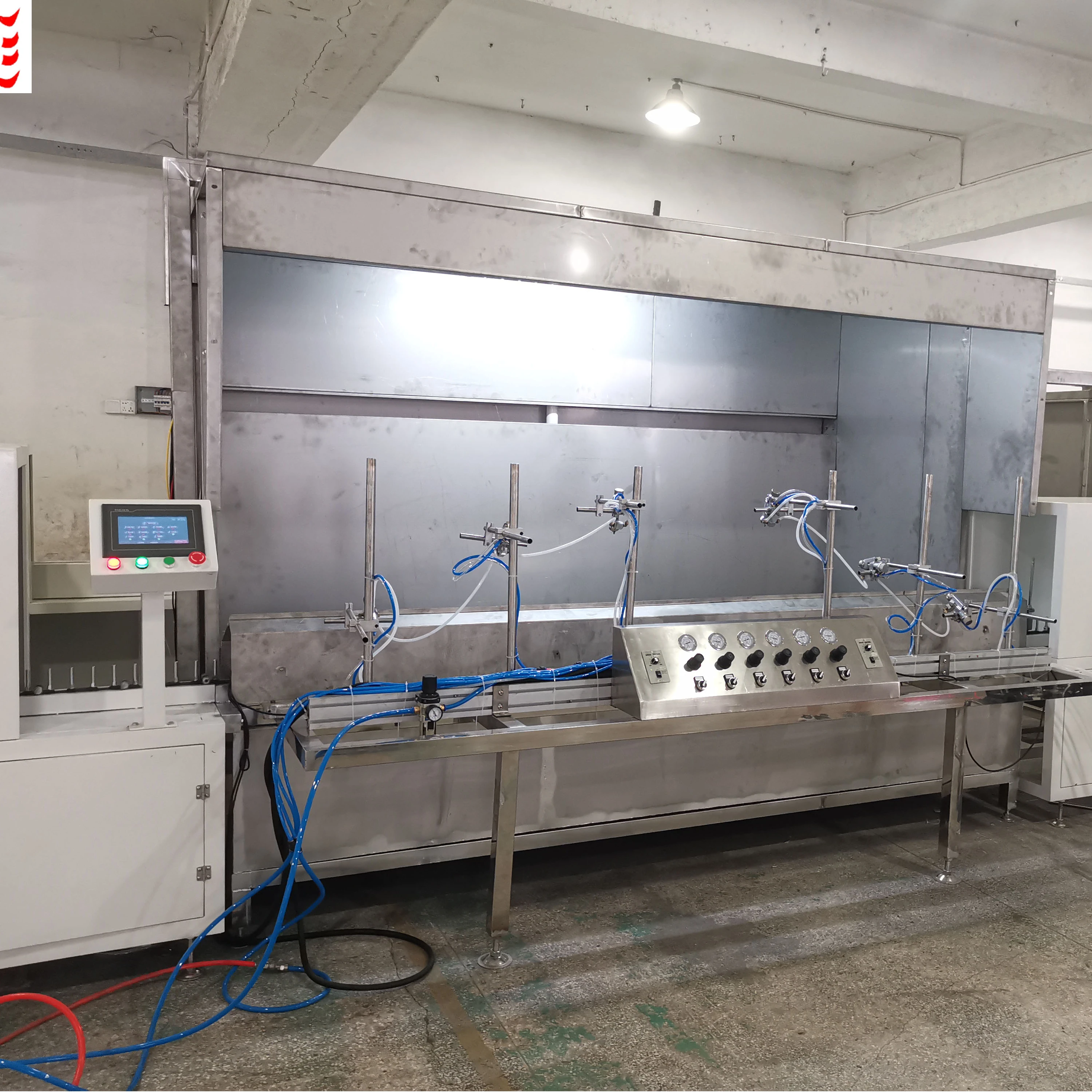 Automatic painting production line, integrated painting and drying