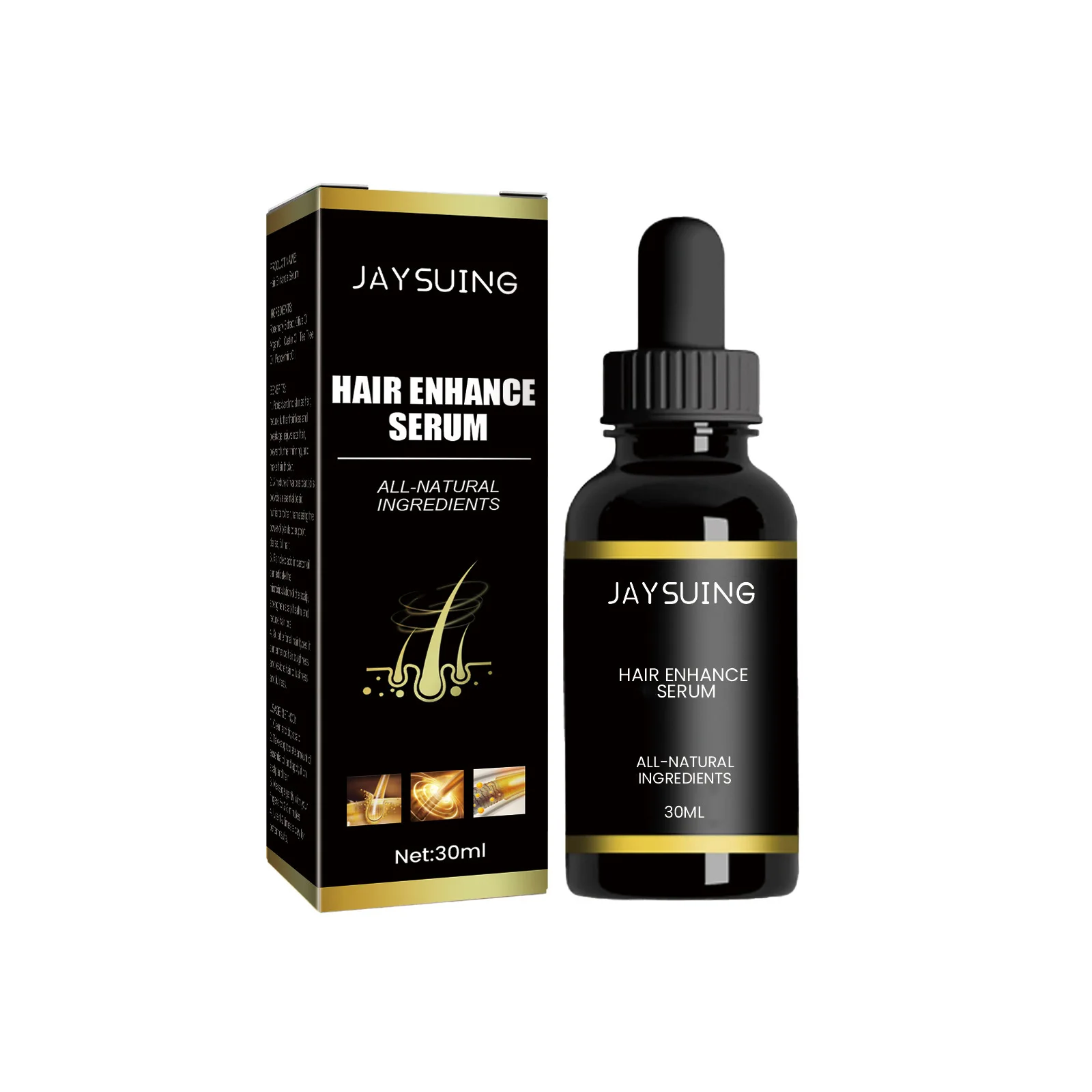 Jaysuing 30ml Natural Ingredients Anti-hair Loss Hair Growth Promoting ...