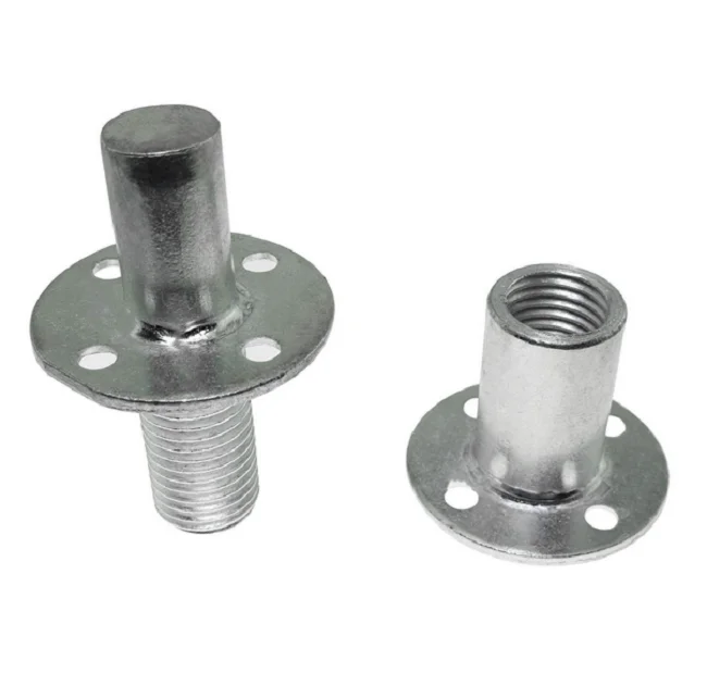 Leite Metal M12 Bed Post Connector Screwin Tnut Bedpost Connector Furniture Hardware Fittings