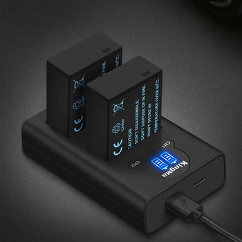 KingMa-DMW-BLC12 1050mAh 7.4V Dual Charger and Battery Kit Camera Battery detail image