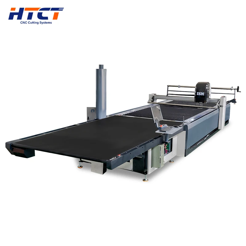 Multi High Layer Ply Auto Integrated Fabric Spreading and Tape Glass Fiber Non-Woven Cloth Fabric Cutting Machine