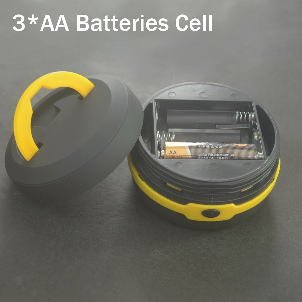 Всплывающий светодиодный складной походный светильник уличный фонарь для палатки рабочий аварийный карманный AA