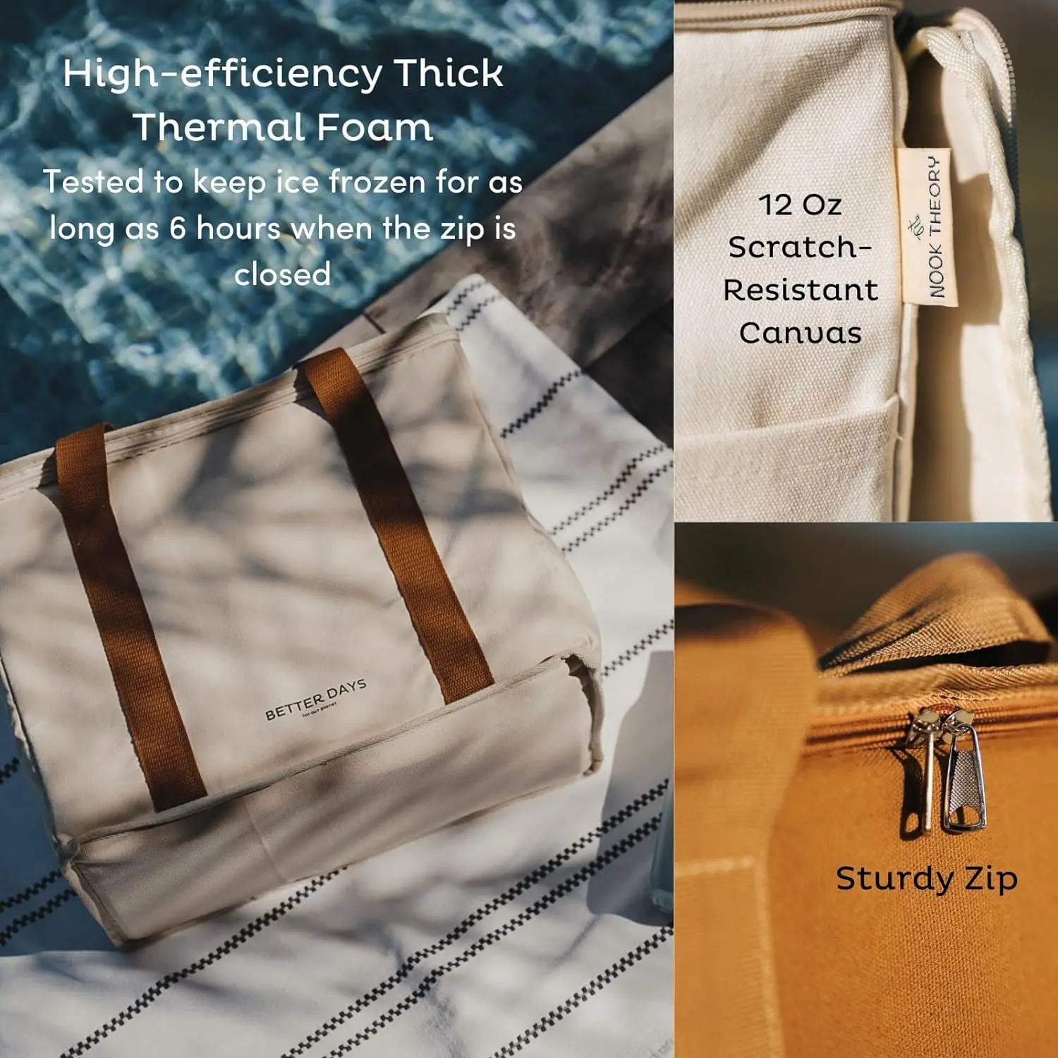 New Food Delivery Thermal Insulation Insulated Soft Cooler Food Bag for Picnic Beach supplier