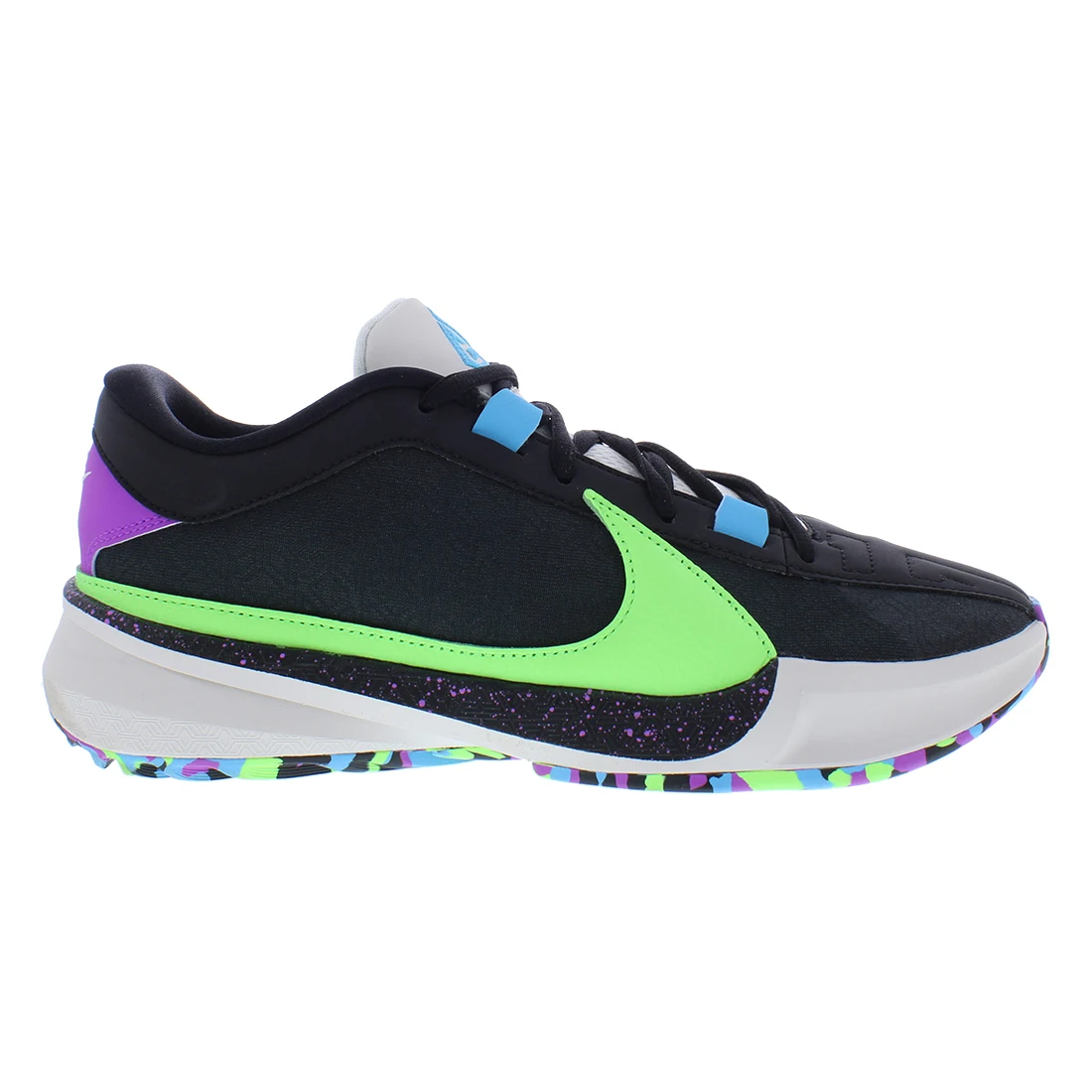 Nike Zoom Freak 5 Men's Basketball Shoes - Black/purple