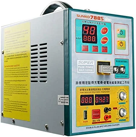Hot Seller Sunkko 737g 1.5kw Intelligent Precision Pulse Welding 18650 Battery Spot Welder