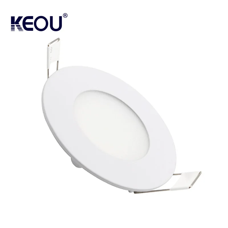 KEOU manufacturer round led ultra-thin ac85 265v 3w led panel light