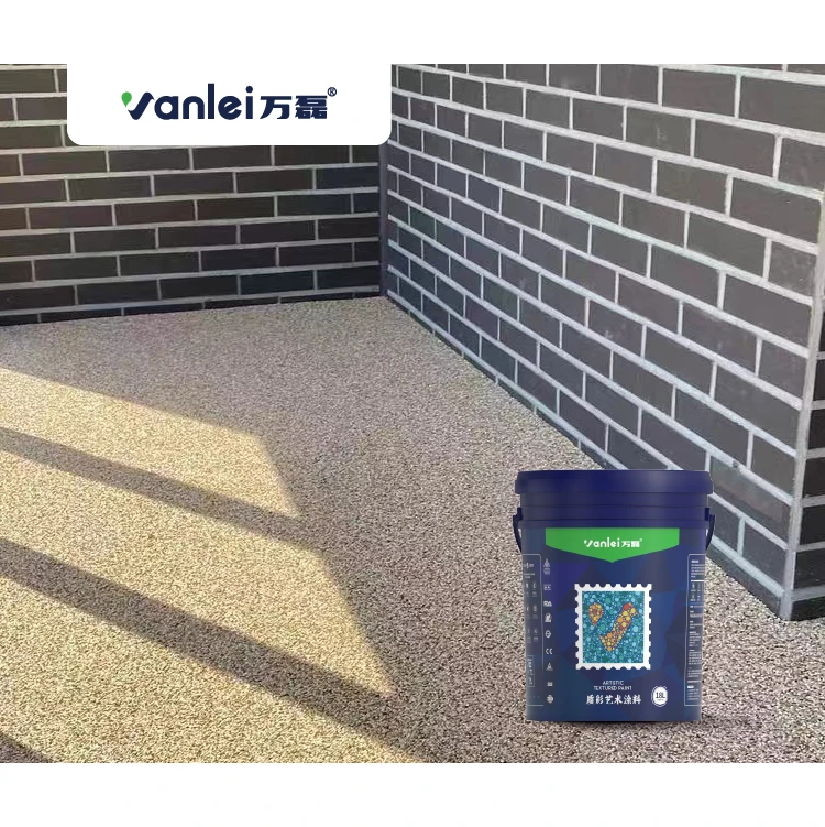 2025 New Product Epoxy Resin Washed Stone Coating Stone and Pebble Paint for Walls and Floors