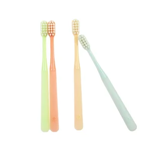 Free Sample Premium Comfortable Handle Toothbrush Wholesale Family Use Plastic Toothbrush for Braces
