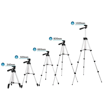 Original 3110 Aluminum Alloy Camera Holder Professional Tripod Stand Video Mobile Phone Selfie Stick detail image
