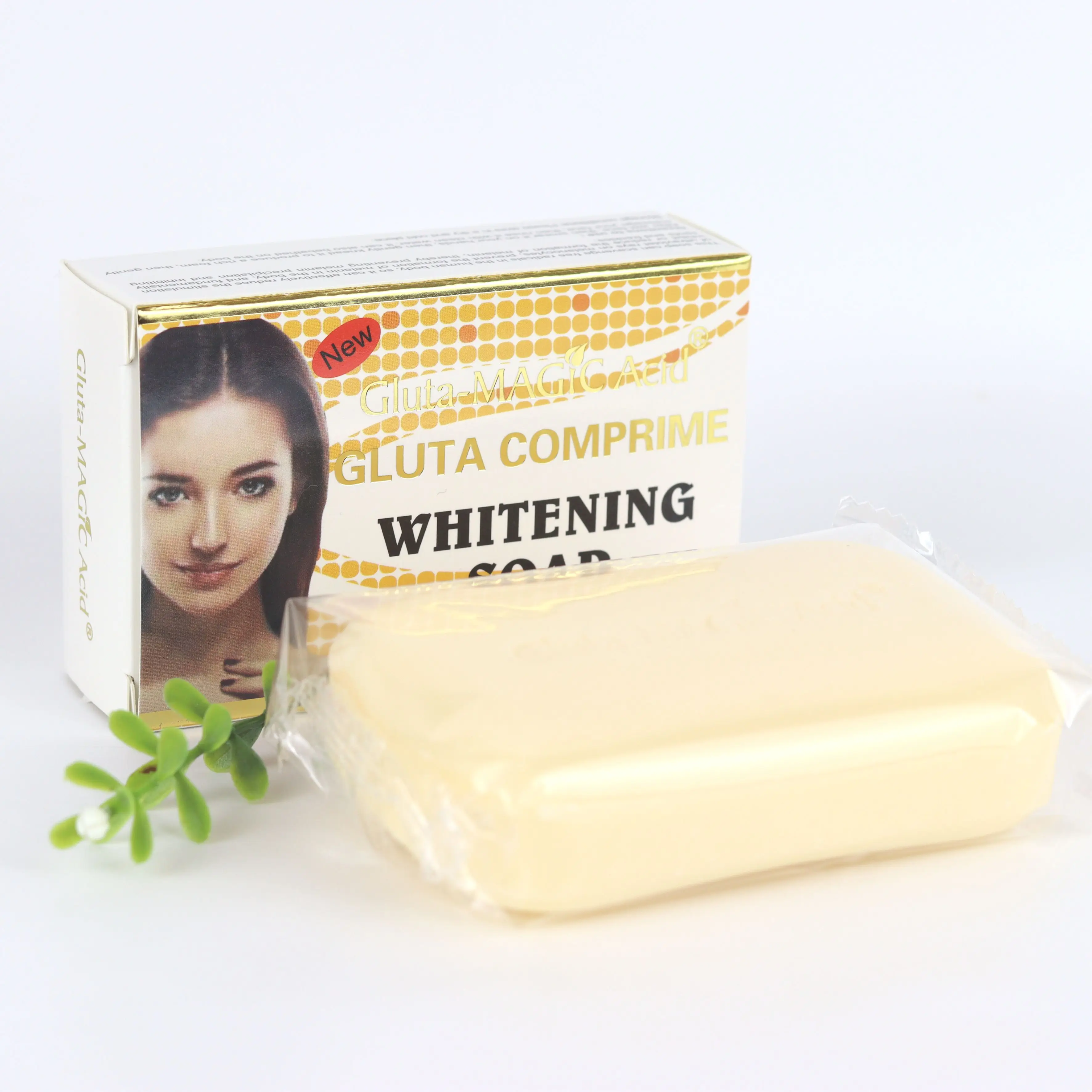 Gluta New Formula Customize Logo Fresh Whitening Body Cleansing Bath Soap Skin Lightening African Black Soap Chemical-based