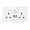 146 double USB avec interrupteur 13A