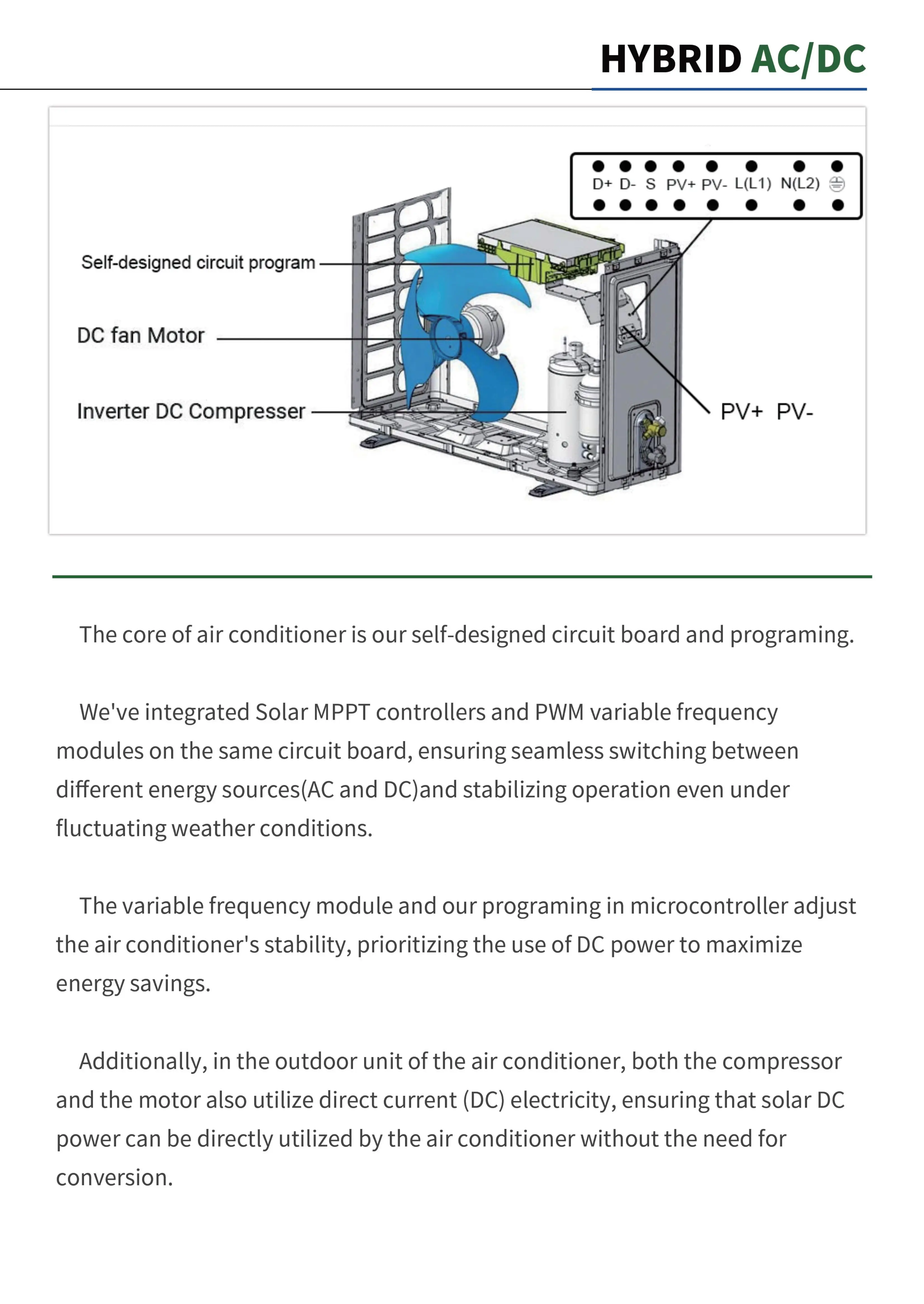 Efficient Cooling with Solar Air Conditioners - 12000BTU to 24000BTU