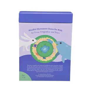 Personalized Customized Educational Children's Yoga Game Cards Mindful Movement Game for Kids