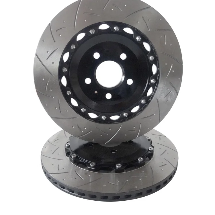 Drilled and Slotted Performance Floating Brake Disc for  Audi S6