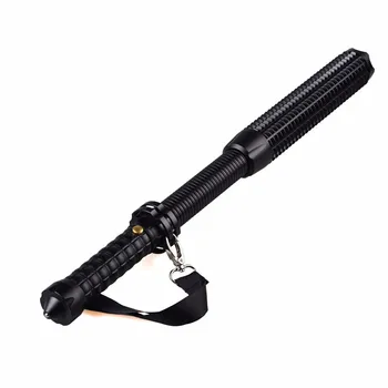 High Power Tactical Self Defense Torch Cheap LED Light USB Rechargeable Best Zoomable Flashlight with Glass Hammer