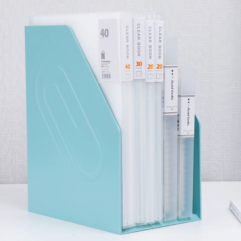 
Полка для файлов, утолщенная пластиковая книжная полка, простая настольная папка, коробка для приема, Настольная офисная канцелярия, многослойная для студентов 