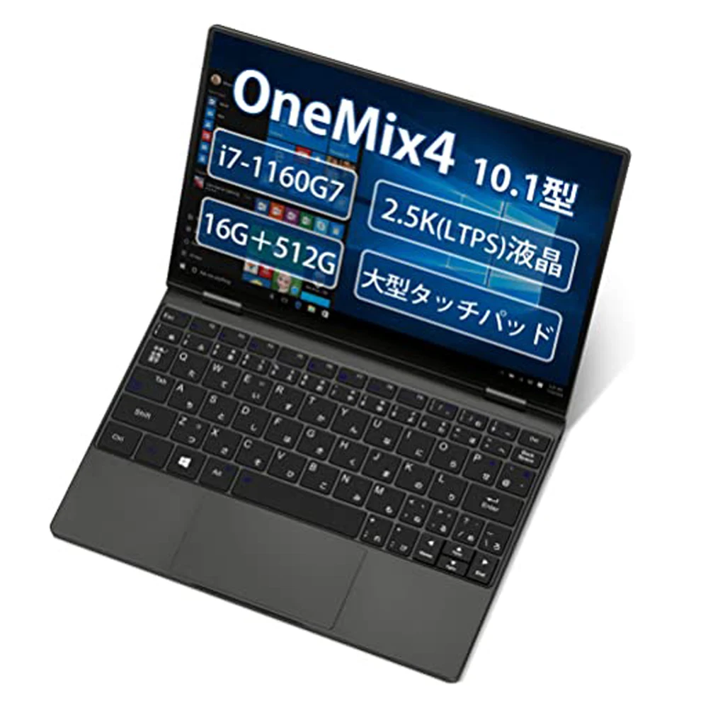 One Mix 4 Platinum Edition Yoga Pocket Laptop 10.1 Inch Ips Intel Core  I7-1160g7 Dual-core 16g 512g Dual Band Wifi Type C Laptop - Buy One Mix 4 