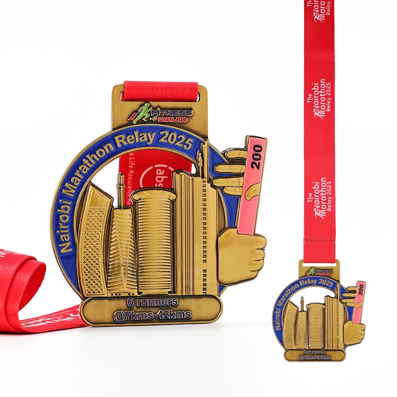 product wholesale custom 7kms 42kms marathon race metal medals personalized logo finisher medal for running challenge trophies  plaques-8