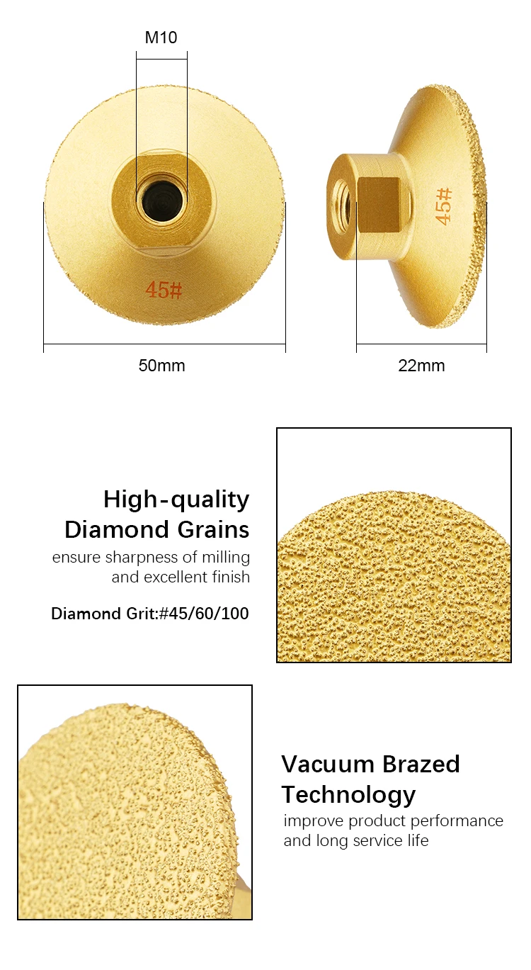 product diamond grinding wheel for granite marble vacuum brazing semi circular head edge versatile abrasive tools-16