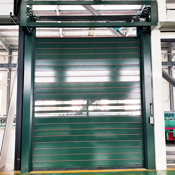 The world's first driverless fully intelligent  Aluminium frame with double layer glass or black window spiral rapid door details