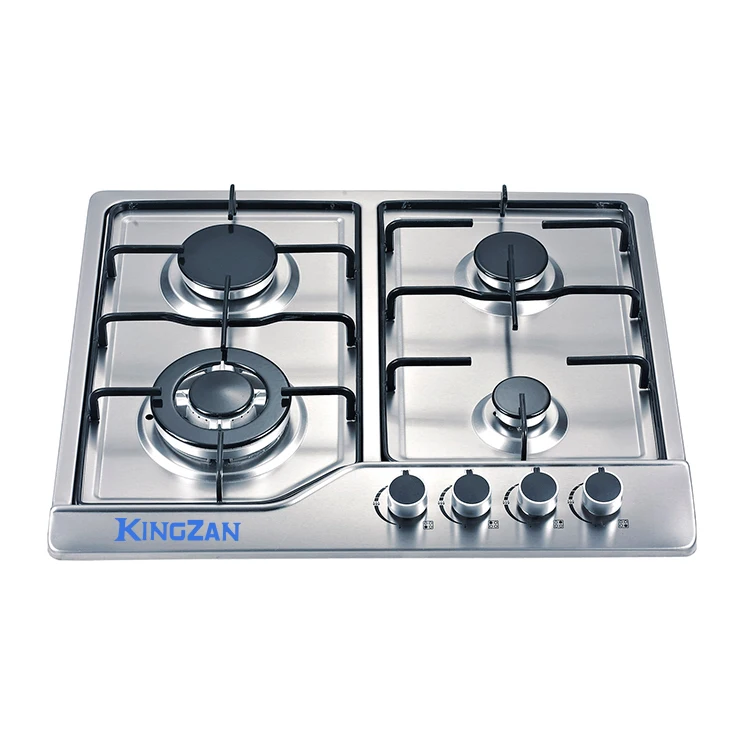 Portable Stainless Steel Gas Cooktop with Glass Surface Home Hotel Outdoor  Use Compatible Liquefied Petroleum Gas Natural Gas