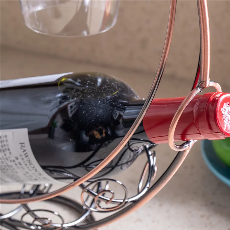 hanging wine glass rack