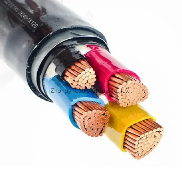 كابل طاقة YJV / YJV22 /NYY zr yjv/1KV 4 core 3 + 2 CU/AL/XLPE/PVC/SWA