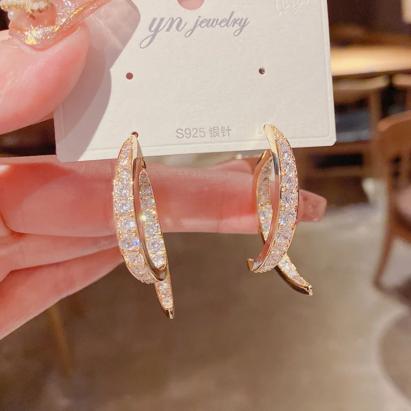 Women Accessories Designer Jewelry Famous Brands Diamond Earrings Women Luxury Jewelry