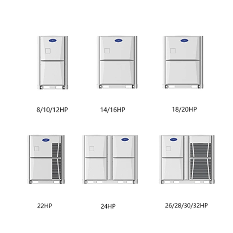 China Way Cassette VRV Central Air Conditioning Indoor Type 48000 60000  Btu VRF System TCL Air Conditioner