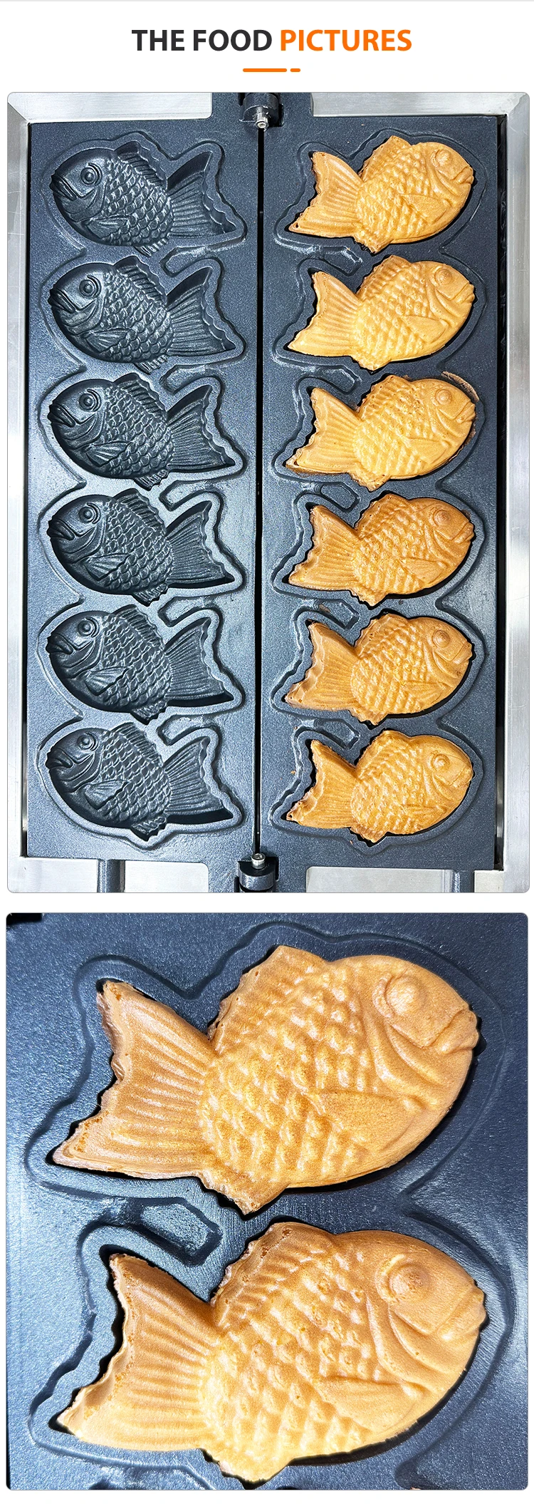 Korean Cake Baker Maker Stuffed Fish Shape Taiyaki Making Machine Buy