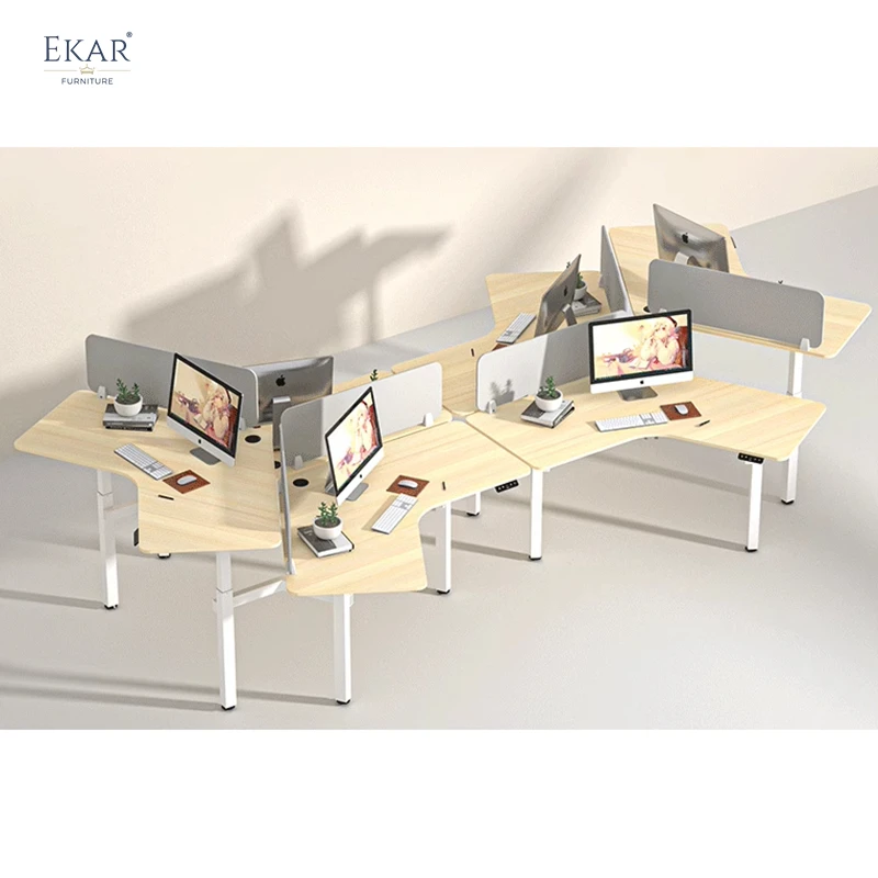 Ekar Expand Furniture Elevated desk Spacious Collaborative Office Workstation Desk details