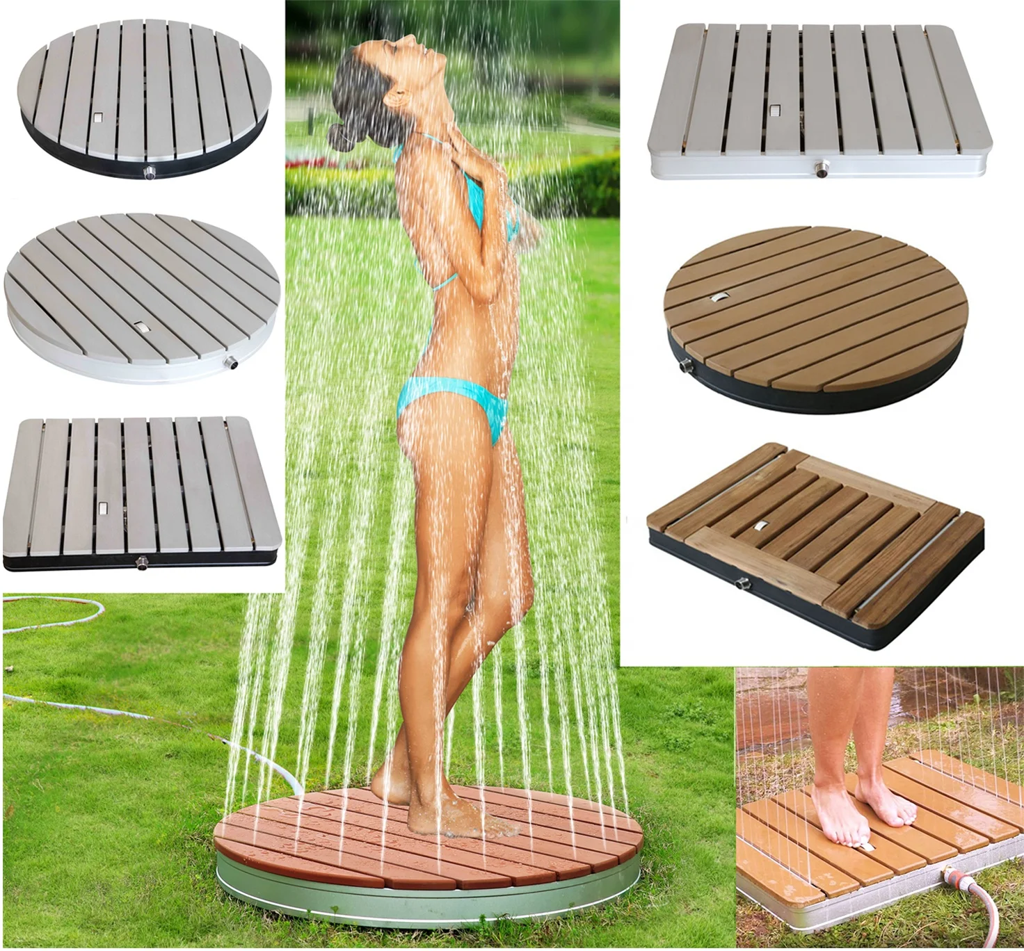 Отдельно стоящий открытый Душ