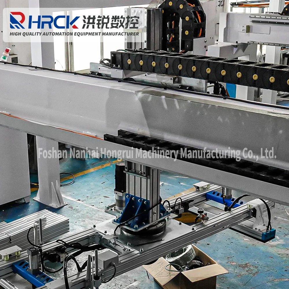 Hongrui Simple Operation Gantry Two Station Automatic Manufacturing Machine For The Woodworking Industry Gantry Manipulator