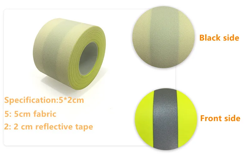 EN471 Class 2 High Visible Reflective Fabric Tape for Clothing