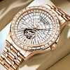 Rose gold steel belt-swiss certification-10 year warranty