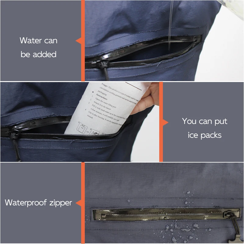 Air Conditioning Cooling Vest for Work Circulating Ice Water  Clothes Heated Cold Vest Water Heat Stroke Protac Vest Cooling