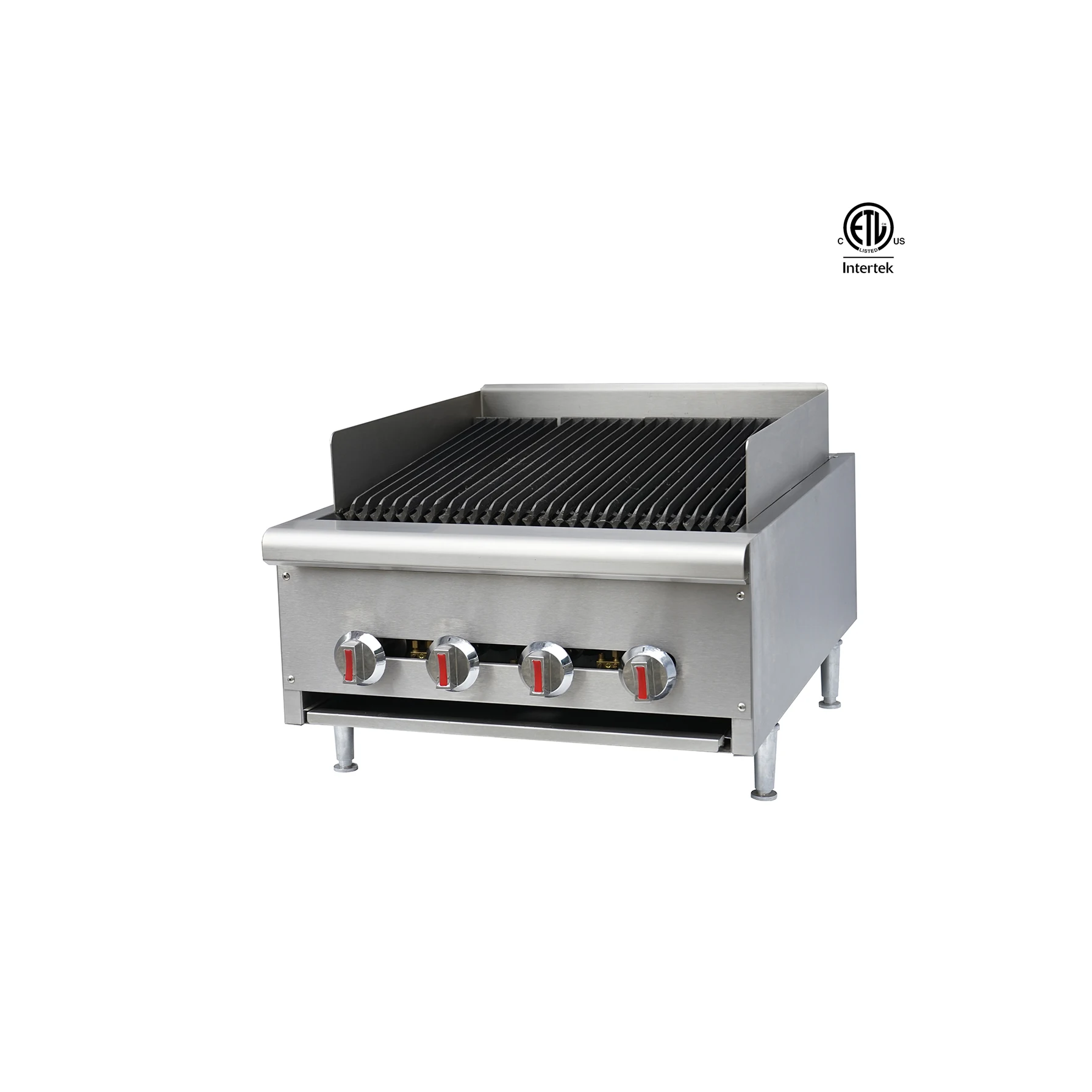 CB-48 8 Burners ETL Table Top Fish Grill Meat Grilling Machine From