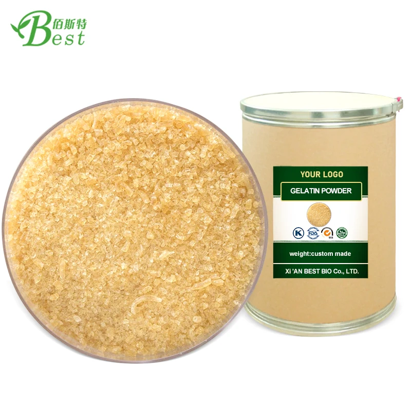 Quality 160//175/280/300/400 Bloom Halal Food Grade Gelatin Adhesive