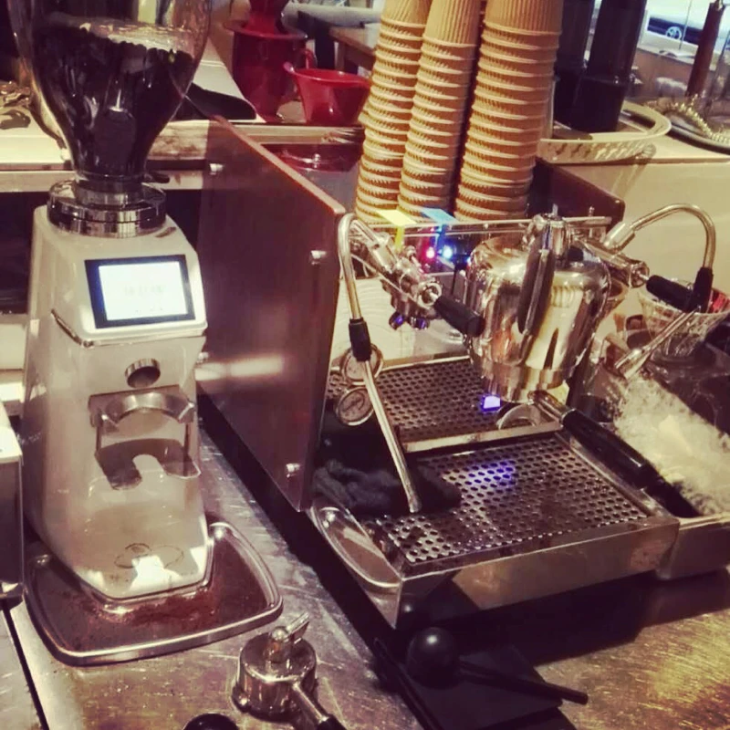 Mini Commercial Coffee Maker Single Group Saturated Brewing Head