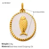 Fish Medallion Charm