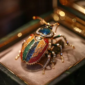 Corsage Beetle Brooch Siberian Direct Selling Fashion Drop Earrings Insects
