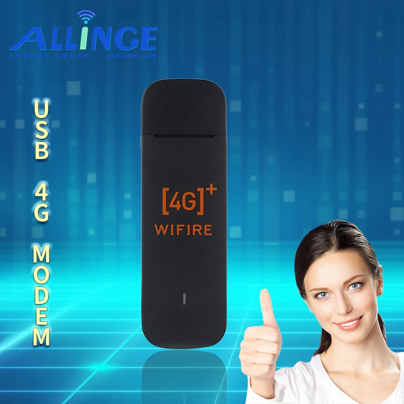 ALLINGE SDS1604 Unlocked E3372 USB Modem 4g Dongle Wireless 4g Wifi Router With Sim Card Slot